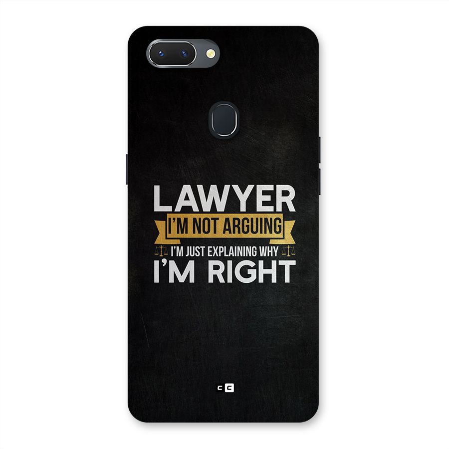Lawyer Explains Back Case for Realme 2