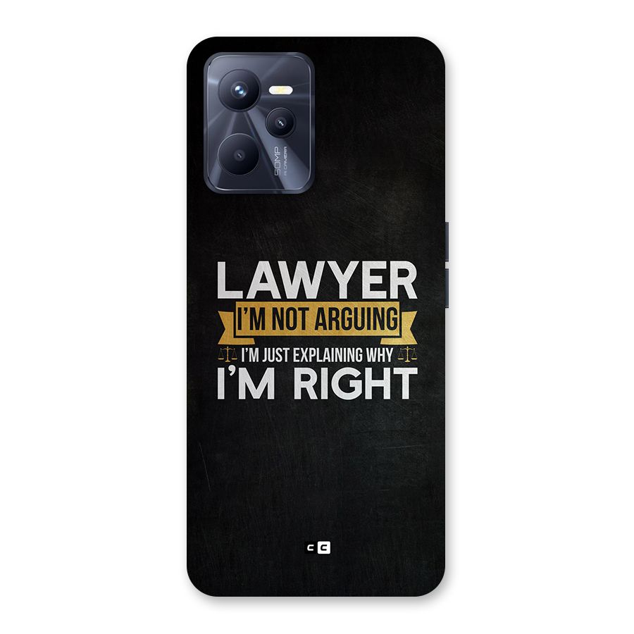 Lawyer Explains Back Case for Realme C35