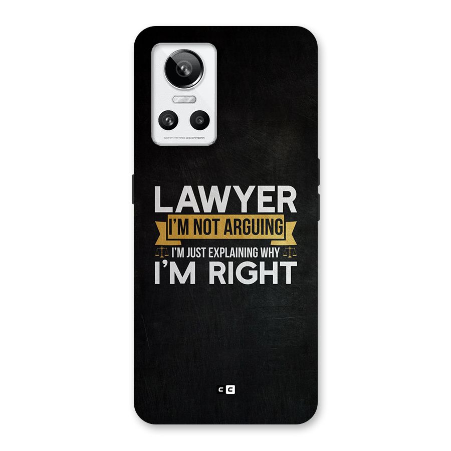 Lawyer Explains Back Case for Realme GT Neo 3