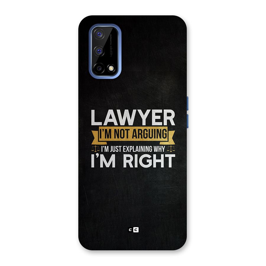 Lawyer Explains Back Case for Realme Narzo 30 Pro