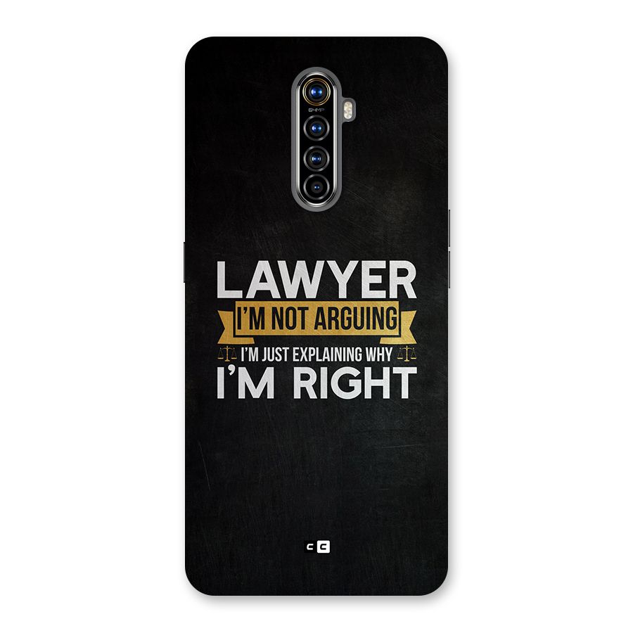 Lawyer Explains Back Case for Realme X2 Pro