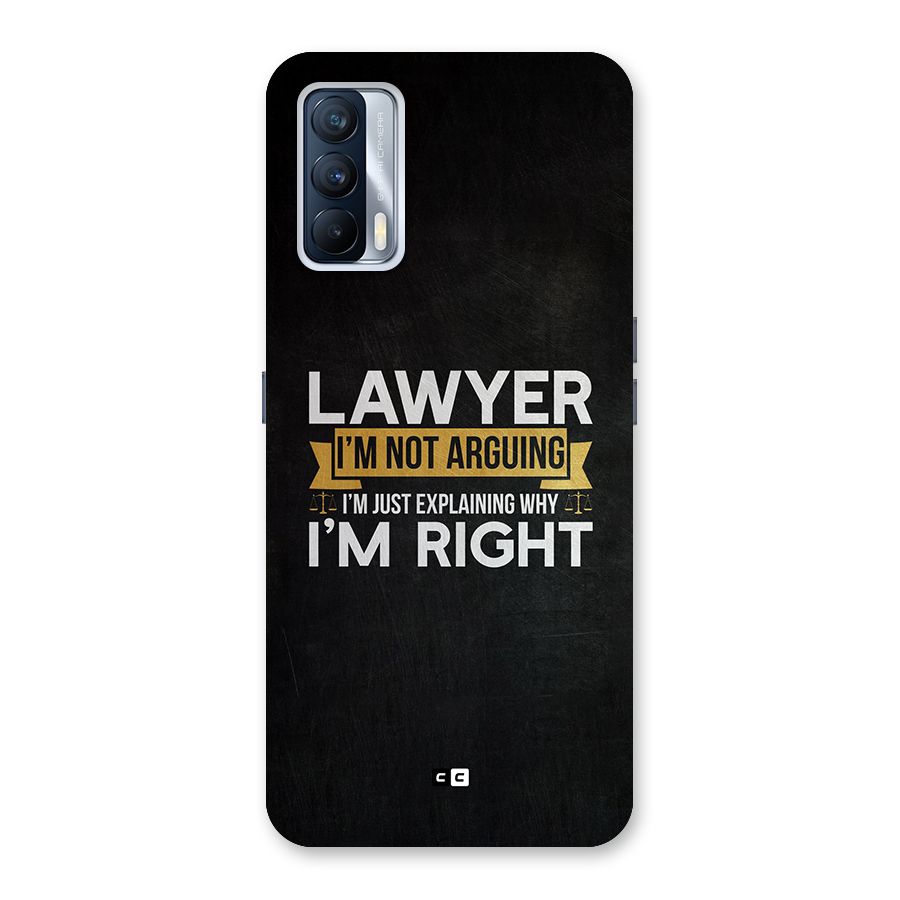 Lawyer Explains Back Case for Realme X7