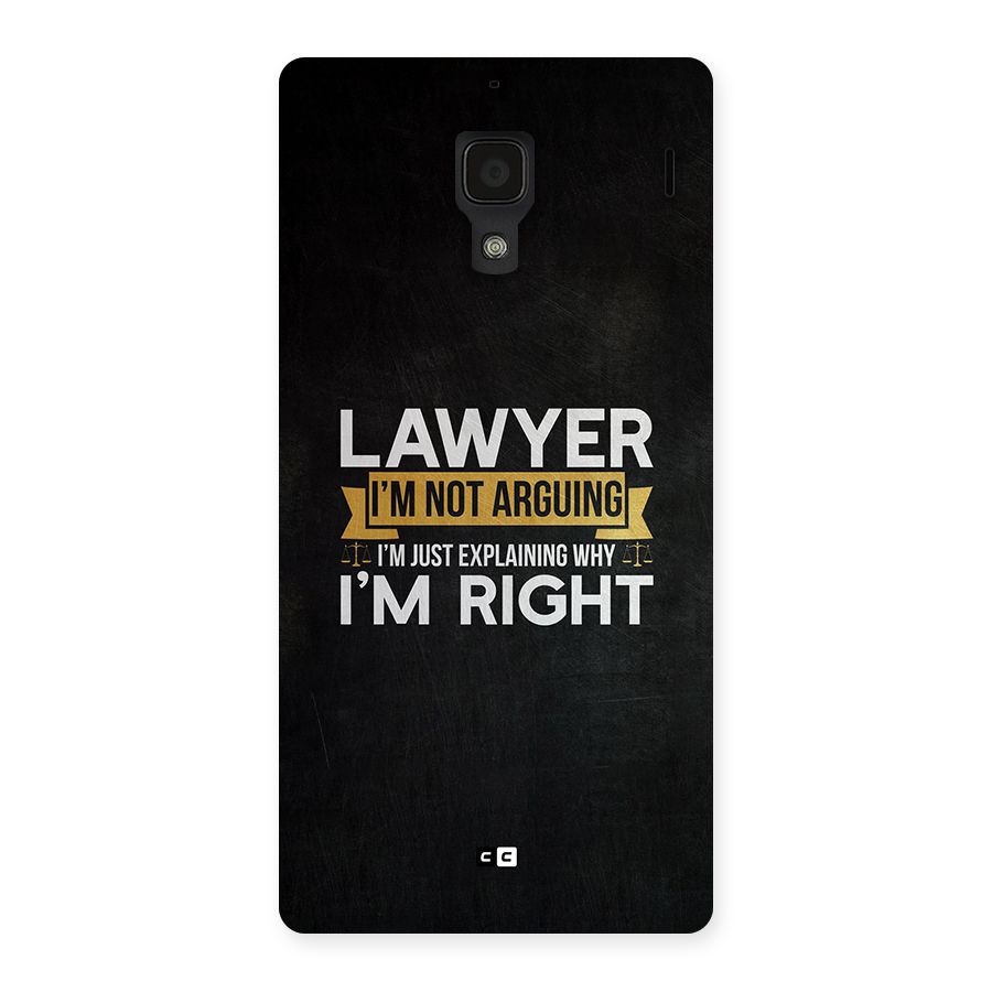 Lawyer Explains Back Case for Redmi 1s