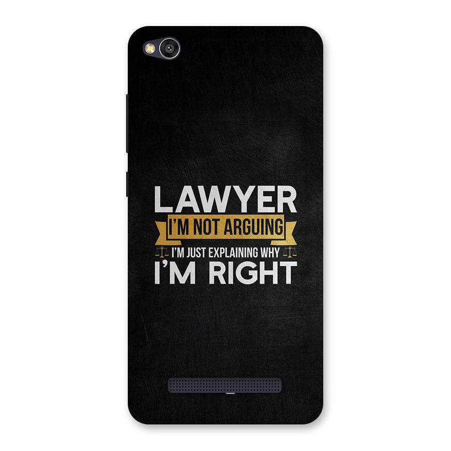 Lawyer Explains Back Case for Redmi 4A