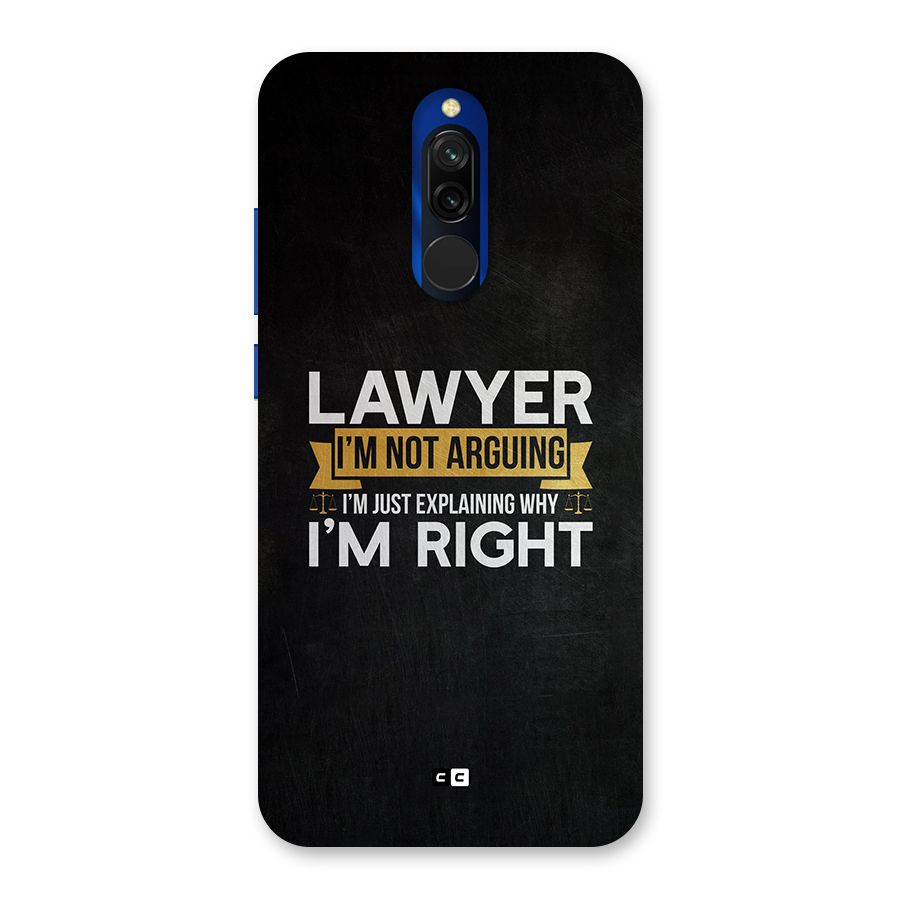 Lawyer Explains Back Case for Redmi 8