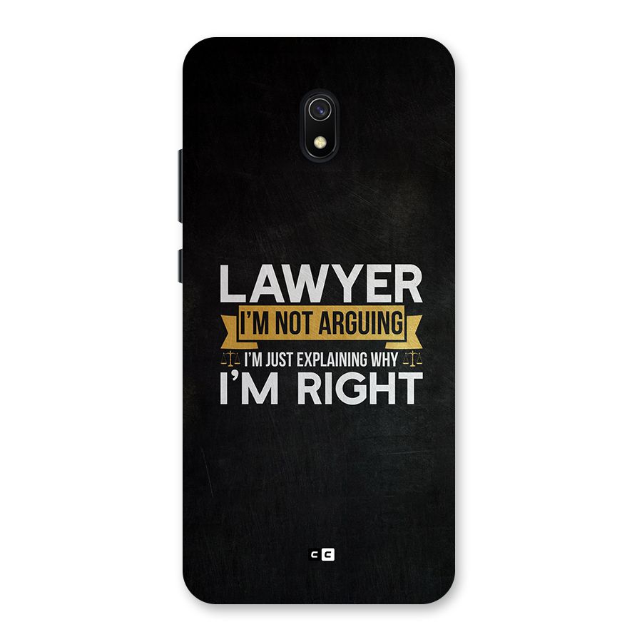 Lawyer Explains Back Case for Redmi 8A