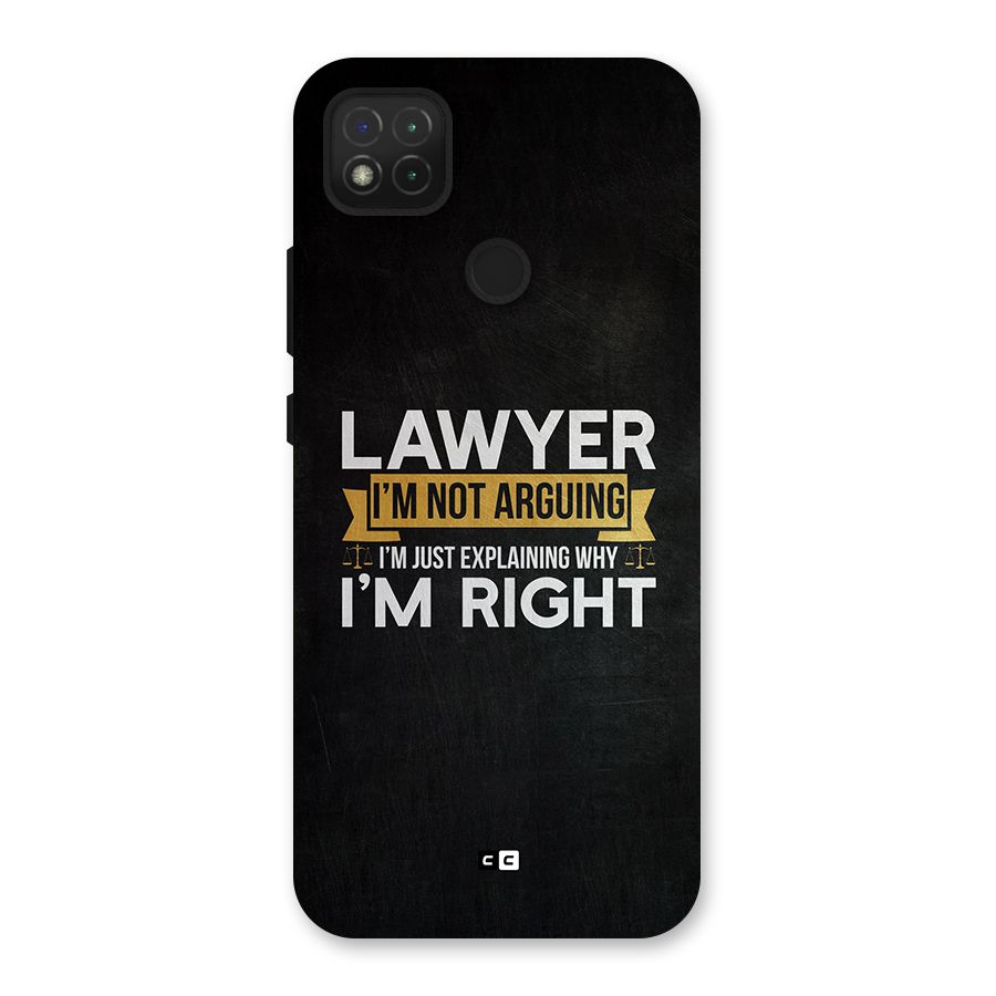 Lawyer Explains Back Case for Redmi 9