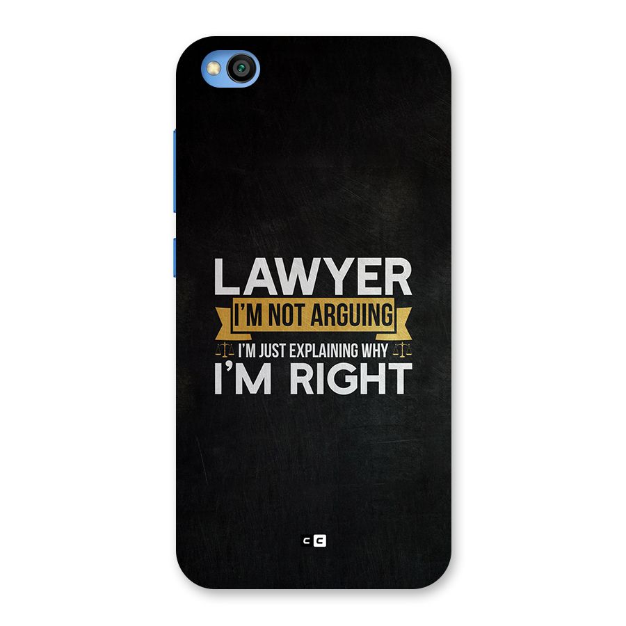 Lawyer Explains Back Case for Redmi Go