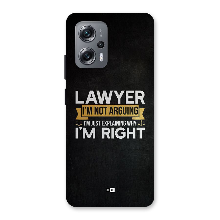 Lawyer Explains Back Case for Redmi K50i