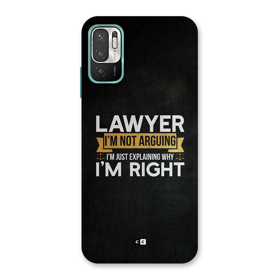 Lawyer Explains Back Case for Redmi Note 10T 5G