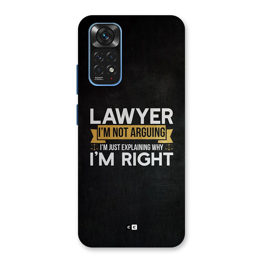 Lawyer Explains Back Case for Redmi Note 11S