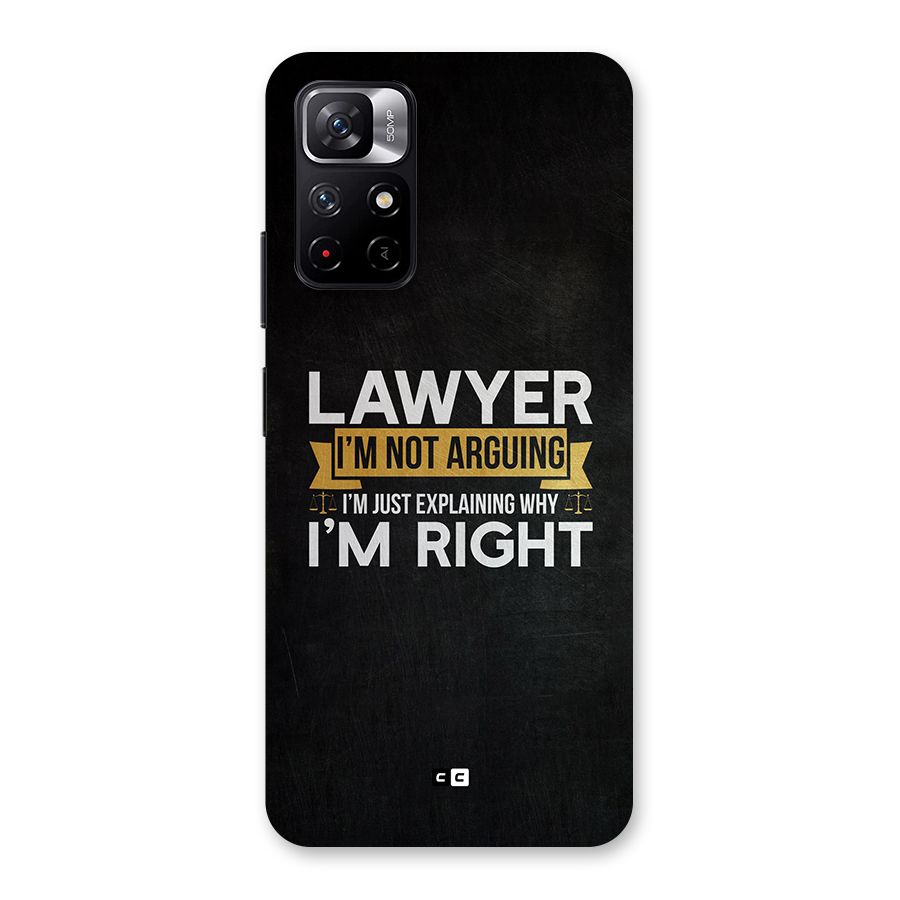 Lawyer Explains Back Case for Redmi Note 11T 5G