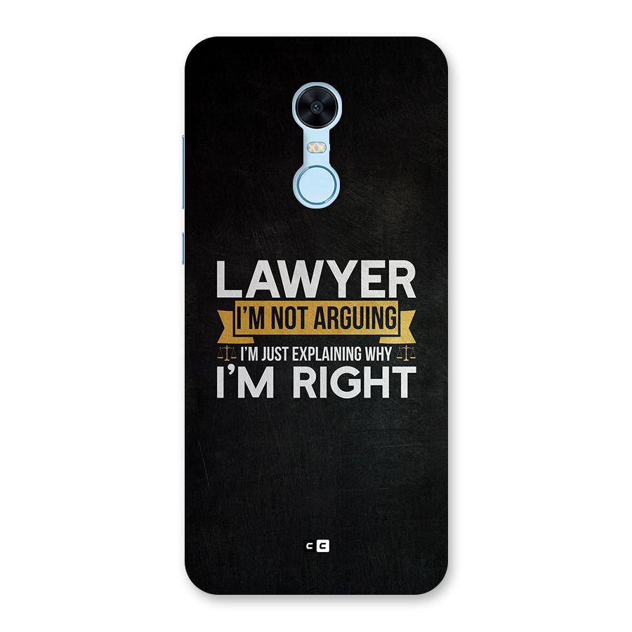 Lawyer Explains Back Case for Redmi Note 5