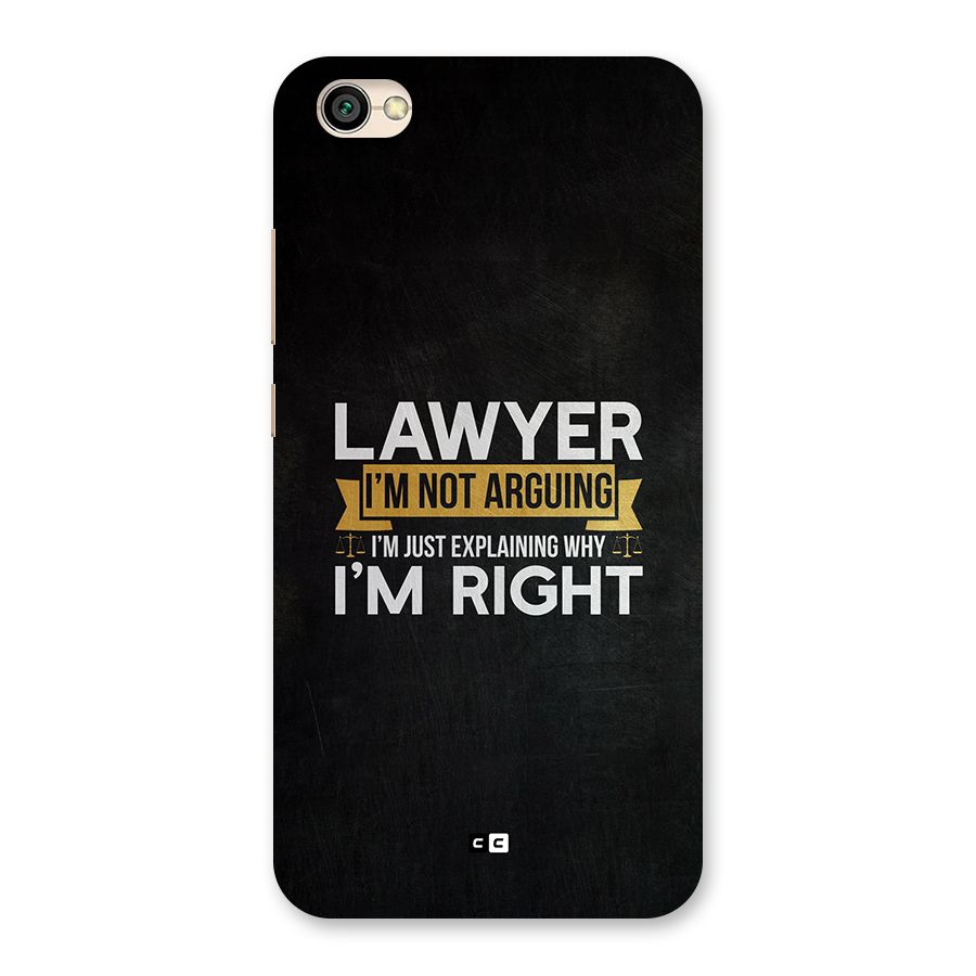 Lawyer Explains Back Case for Redmi Y1 Lite