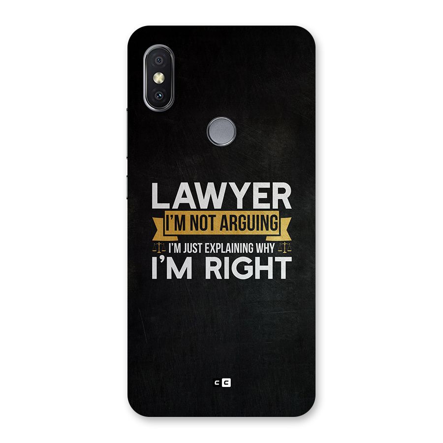 Lawyer Explains Back Case for Redmi Y2