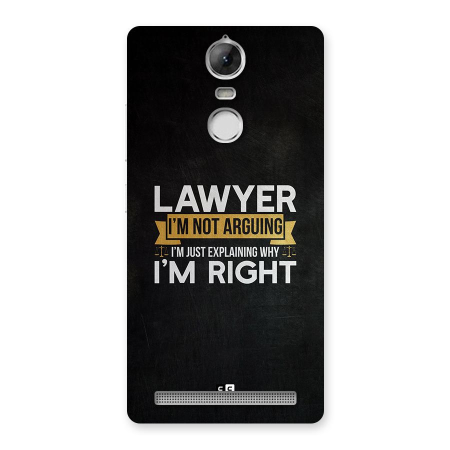 Lawyer Explains Back Case for Vibe K5 Note