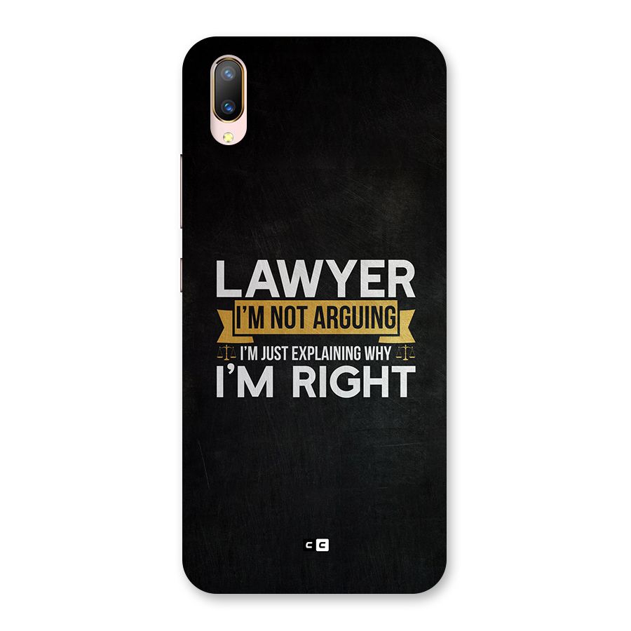 Lawyer Explains Back Case for Vivo V11 Pro