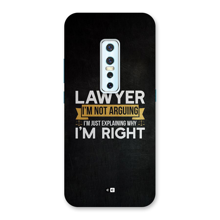 Lawyer Explains Back Case for Vivo V17 Pro