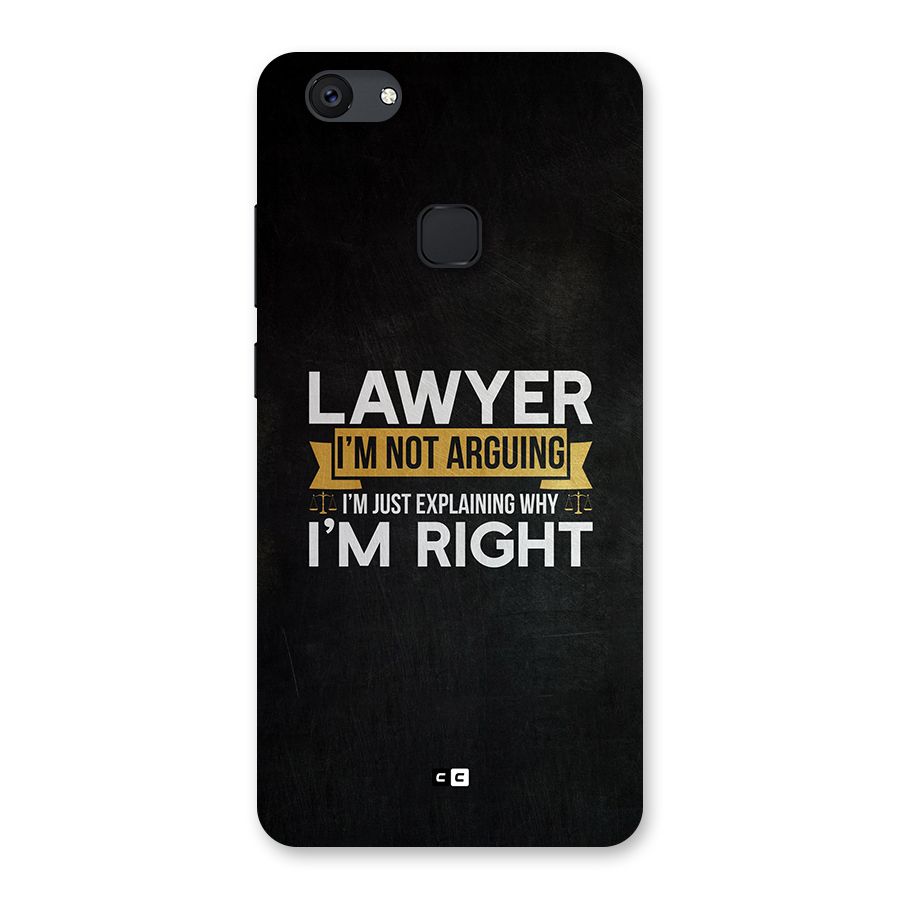Lawyer Explains Back Case for Vivo V7 Plus