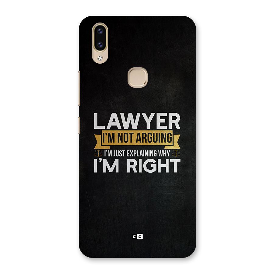Lawyer Explains Back Case for Vivo V9 Youth