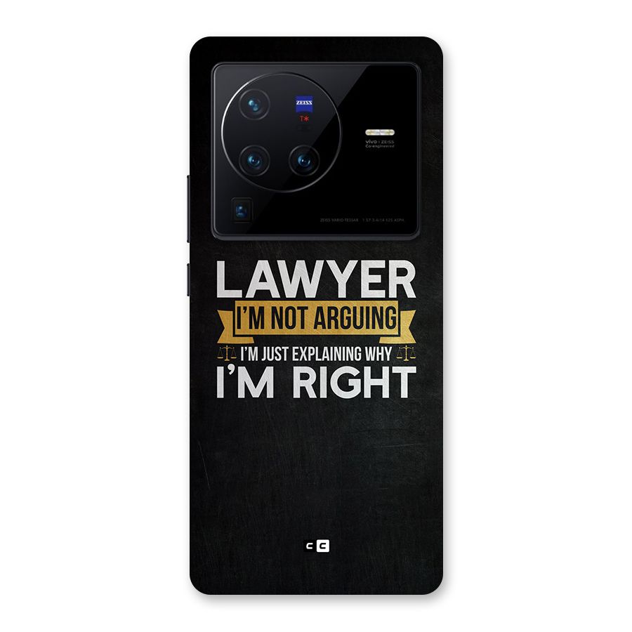 Lawyer Explains Back Case for Vivo X80 Pro