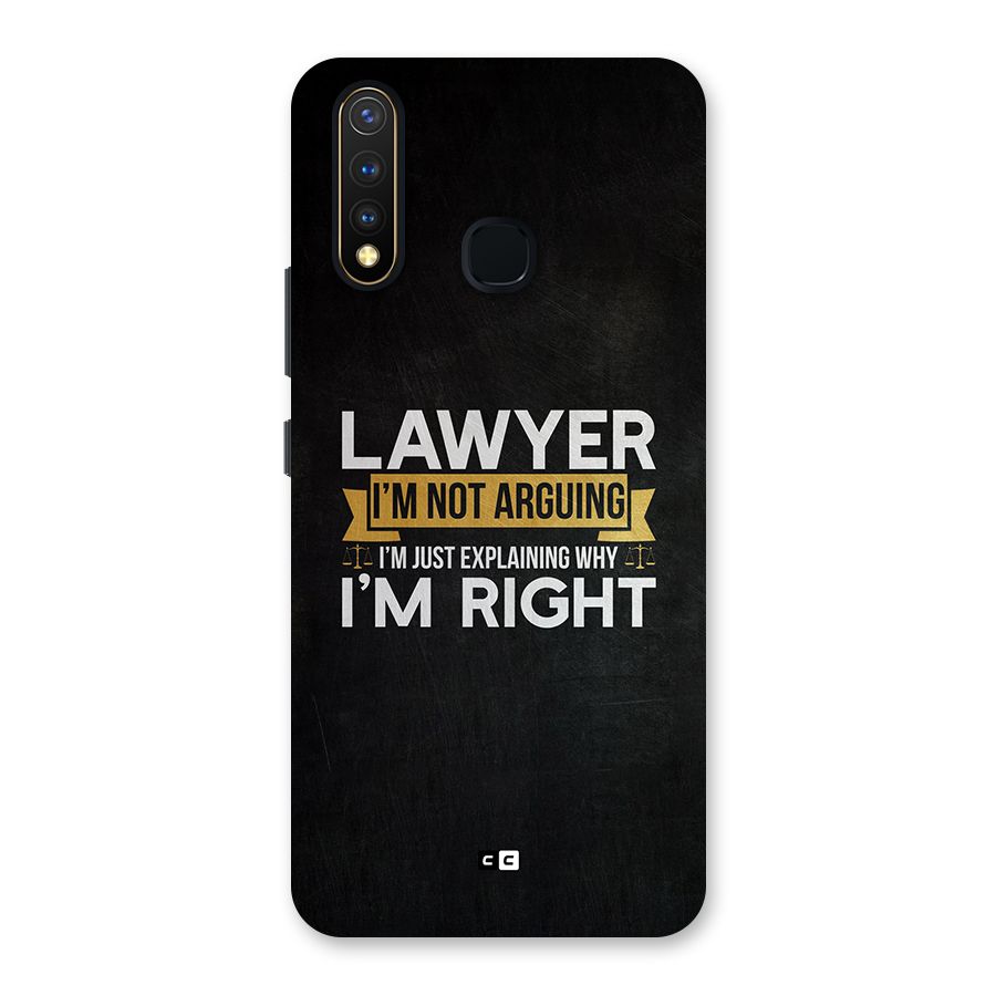 Lawyer Explains Back Case for Vivo Y19