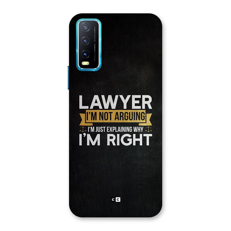 Lawyer Explains Back Case for Vivo Y20A