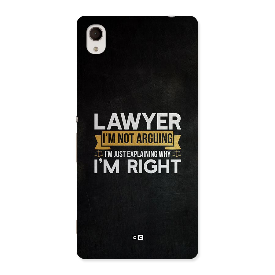 Lawyer Explains Back Case for Xperia M4