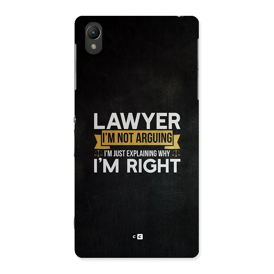Lawyer Explains Back Case for Xperia Z2