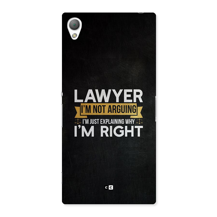 Lawyer Explains Back Case for Xperia Z3