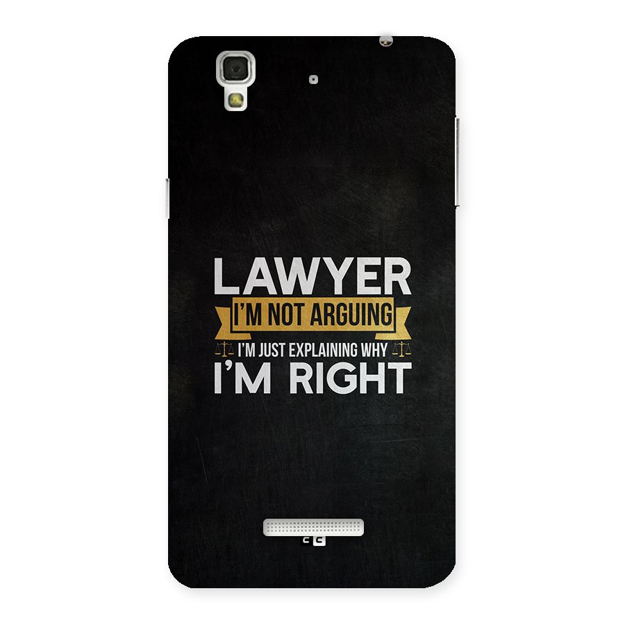 Lawyer Explains Back Case for YU Yureka Plus