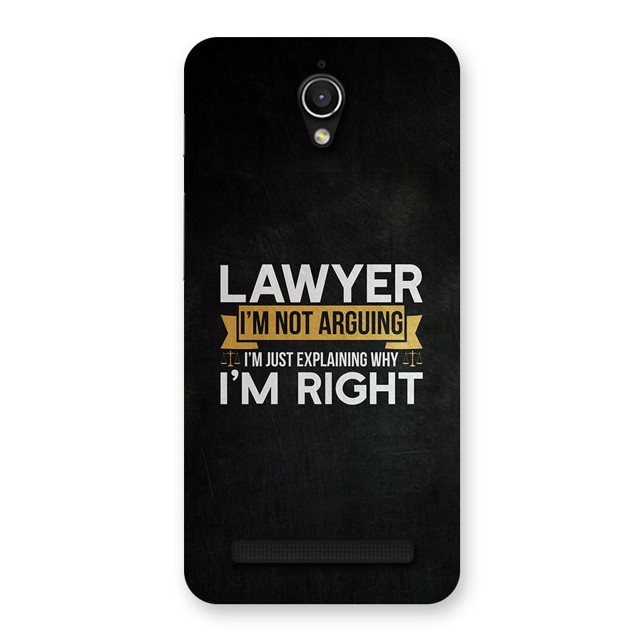 Lawyer Explains Back Case for Zenfone Go