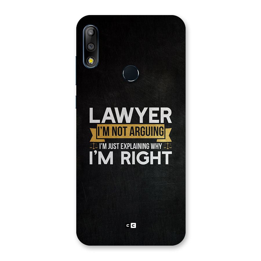 Lawyer Explains Back Case for Zenfone Max Pro M2