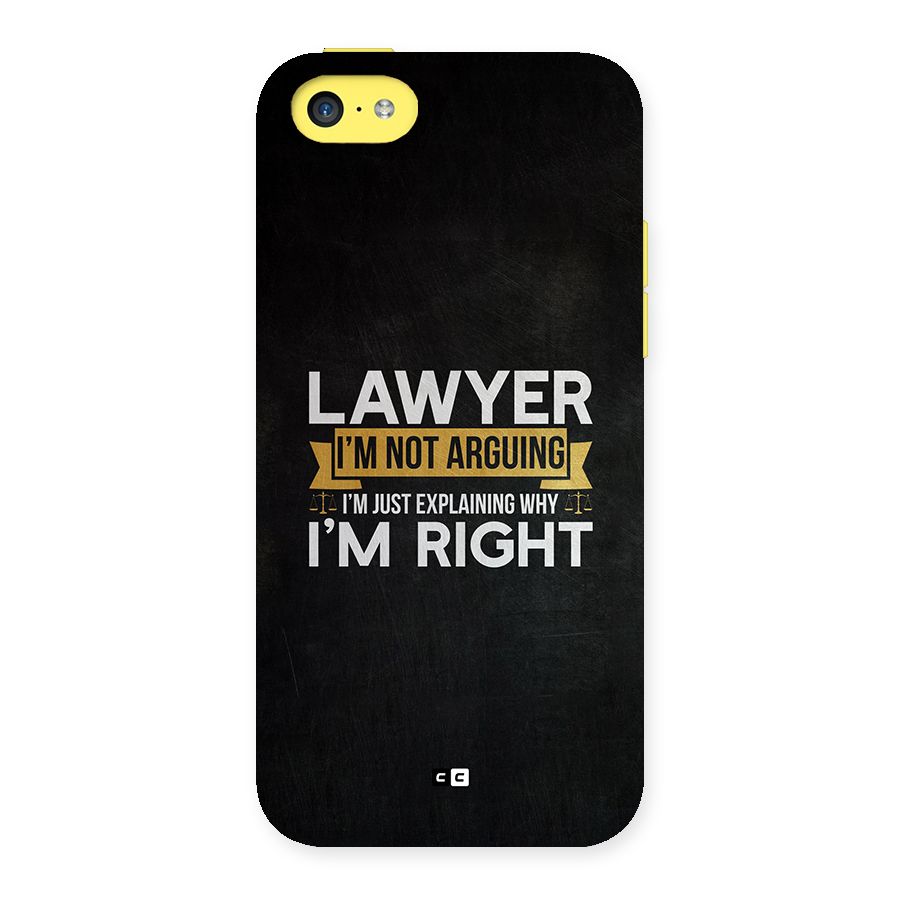 Lawyer Explains Back Case for iPhone 5C