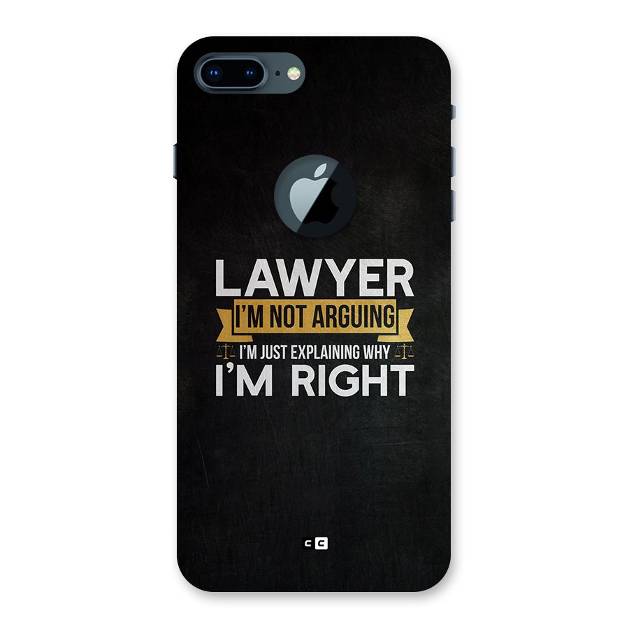 Lawyer Explains Back Case for iPhone 7 Plus Logo Cut