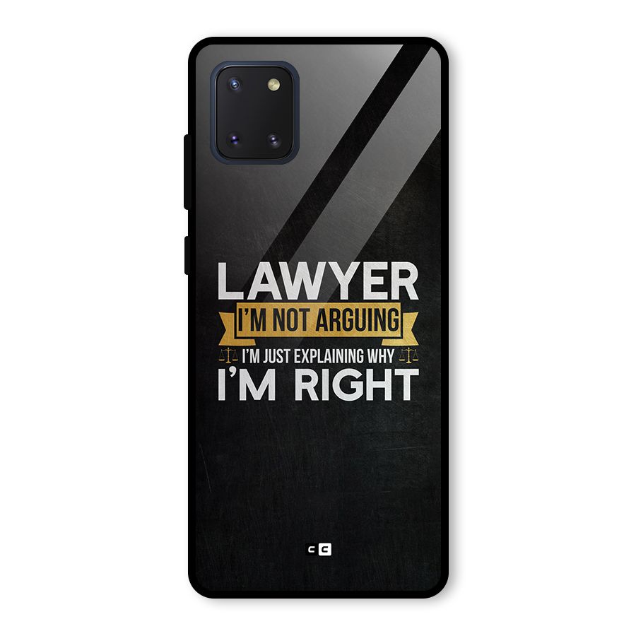 Lawyer Explains Glass Back Case for Galaxy Note 10 Lite