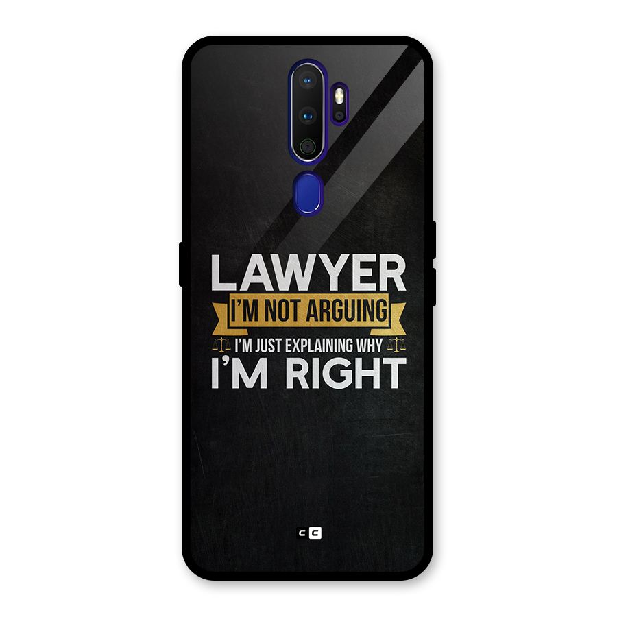 Lawyer Explains Glass Back Case for Oppo A9 (2020)