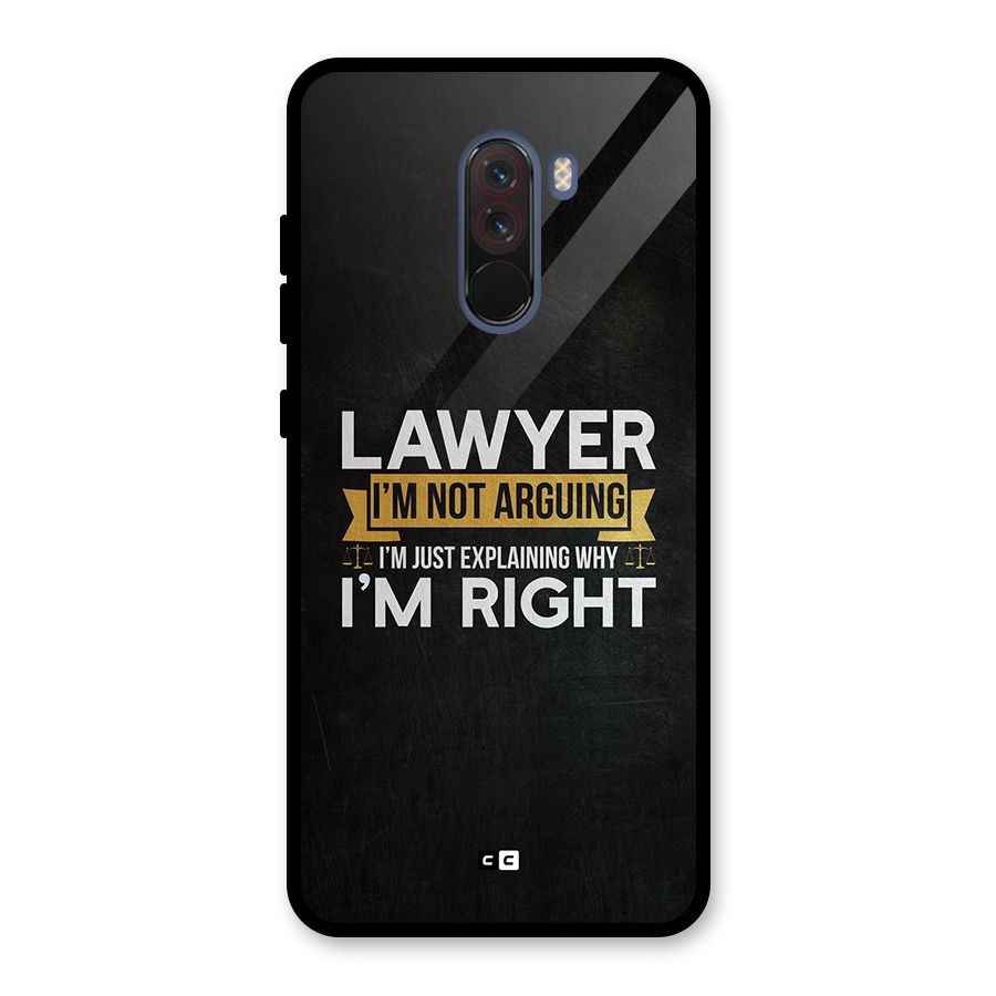 Lawyer Explains Glass Back Case for Poco F1