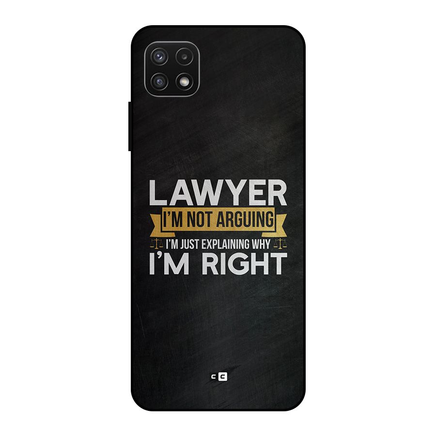Lawyer Explains Metal Back Case for Galaxy A22 5G