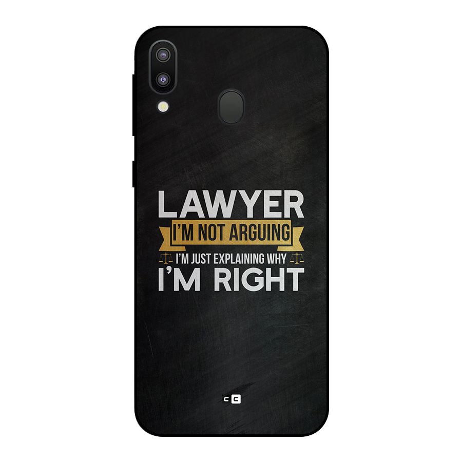 Lawyer Explains Metal Back Case for Galaxy M20