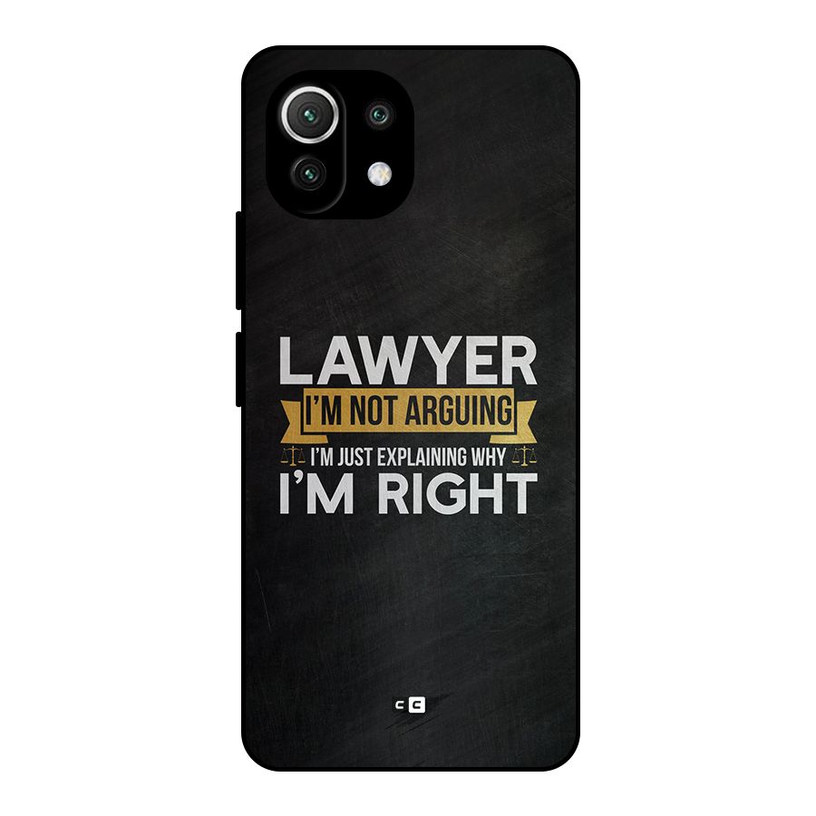 Lawyer Explains Metal Back Case for Mi 11 Lite