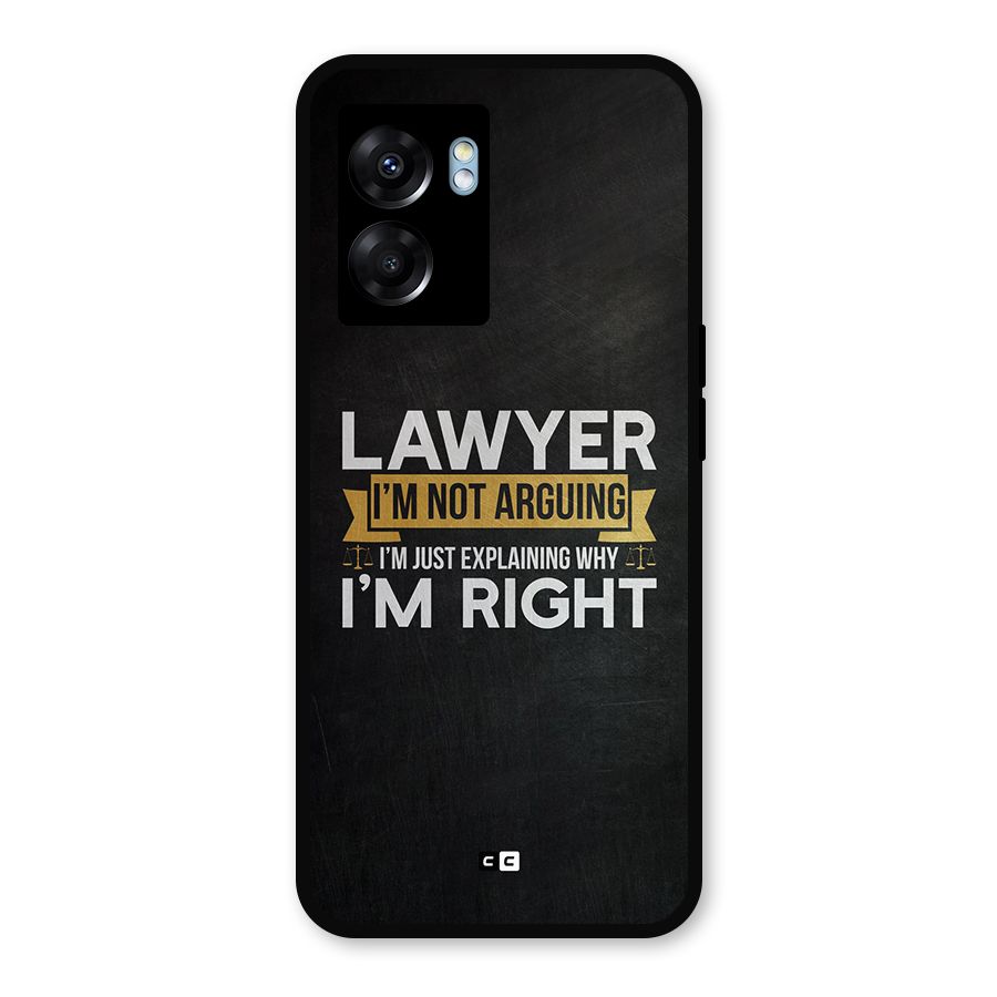 Lawyer Explains Metal Back Case for Oppo K10 (5G)