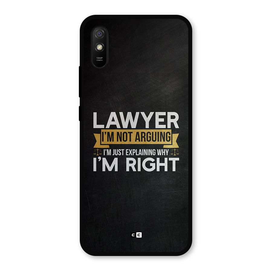Lawyer Explains Metal Back Case for Redmi 9i