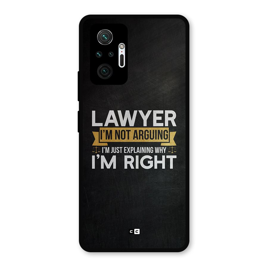 Lawyer Explains Metal Back Case for Redmi Note 10 Pro