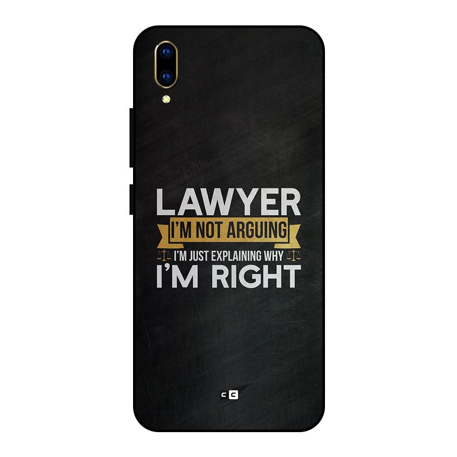 Lawyer Explains Metal Back Case for Vivo V11 Pro