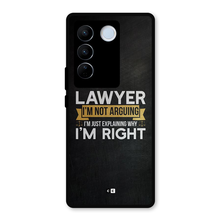 Lawyer Explains Metal Back Case for Vivo V27