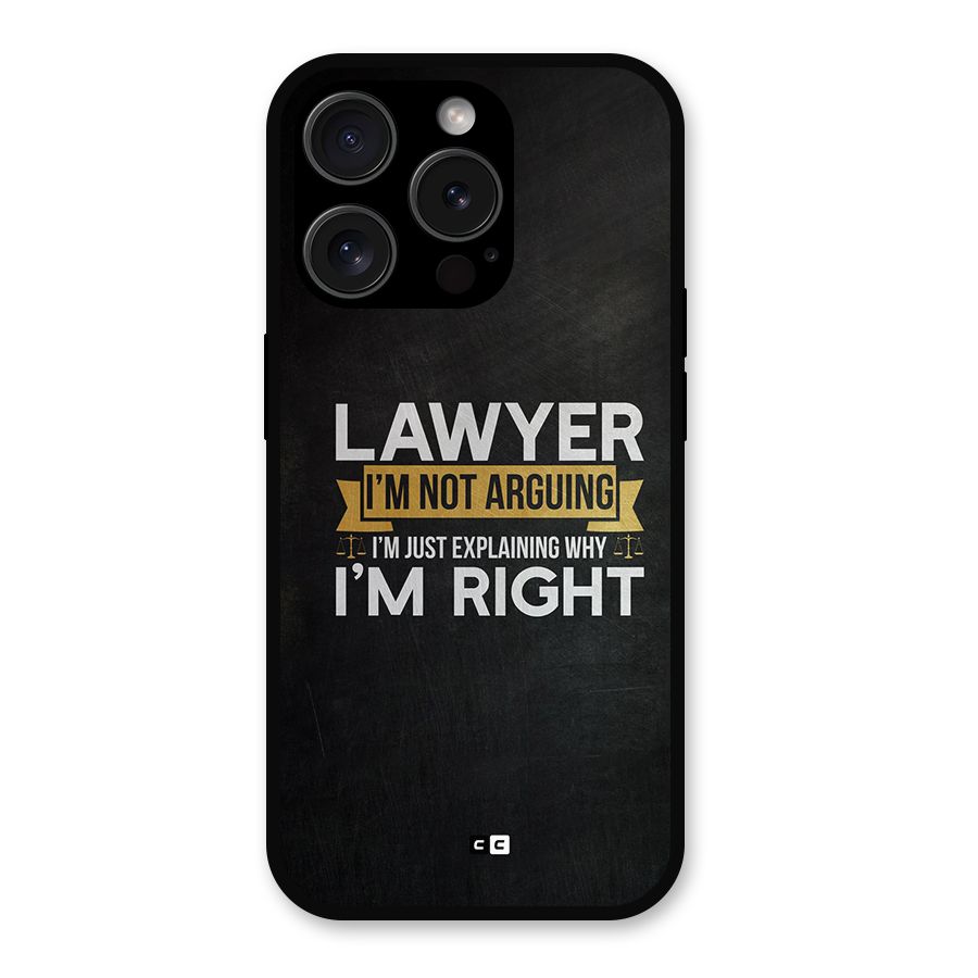 Lawyer Explains Metal Back Case for iPhone 15 Pro
