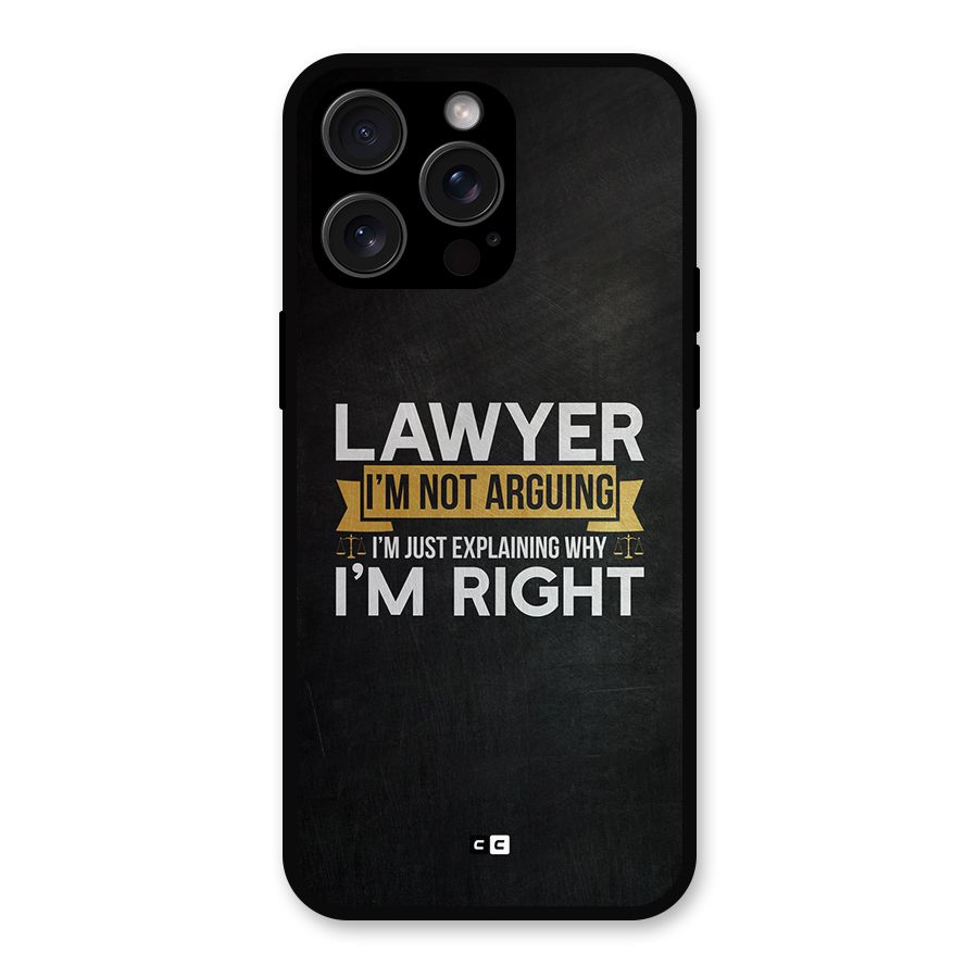 Lawyer Explains Metal Back Case for iPhone 15 Pro Max