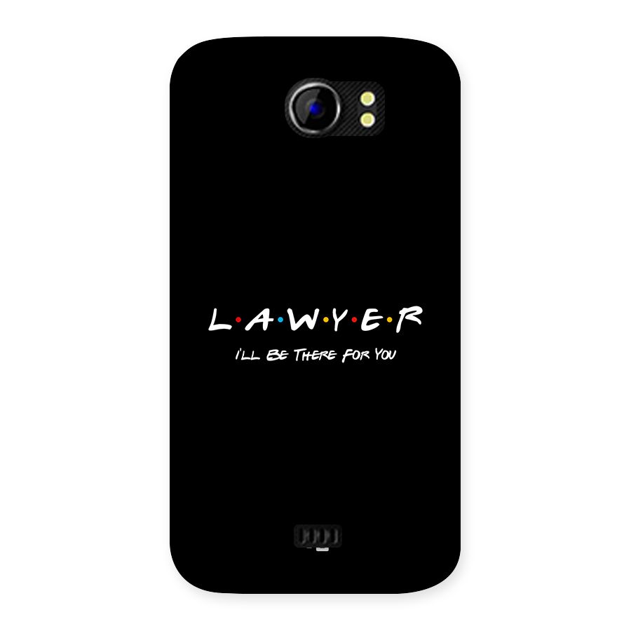 Lawyer For You Back Case for Canvas 2 A110