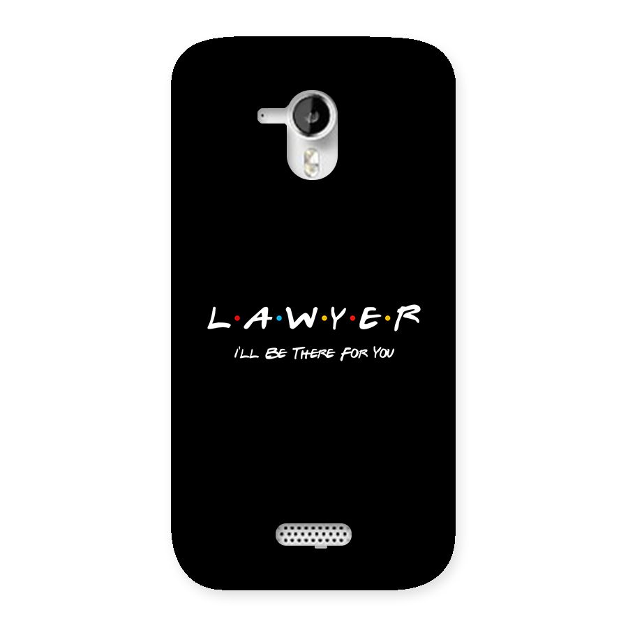 Lawyer For You Back Case for Canvas HD A116